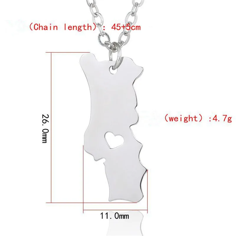 Ожерелье женское из нержавеющей стали с подвеской в виде сердца 12 шт./лот|heart