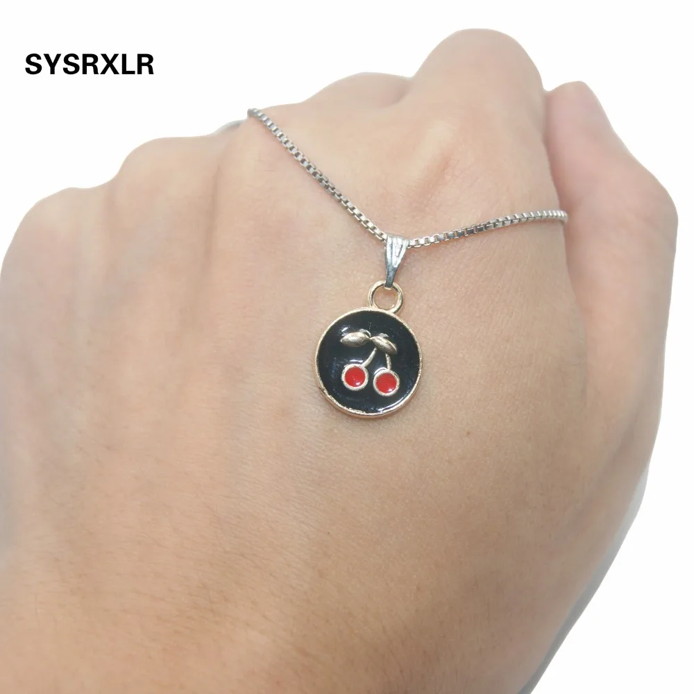 Новинка 10 шт. подвеска с вишенкой Очаровательное ожерелье DIY браслет серьги