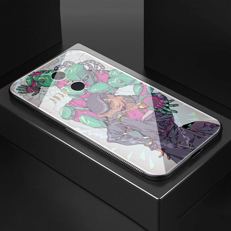 Lavaza JoJo Bizarre Adventure Tempered glass TPU Case for xiaomi 8 9 A1 A2 | Мобильные телефоны и аксессуары