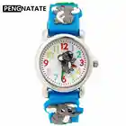 Часы PENGNATATE, модные детские наручные часы с 3D рисунком коала, силиконовые часы с ремешком, водонепроницаемые, подарок для детей