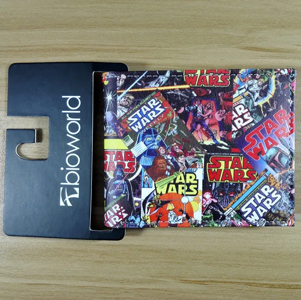 2018 Star Wars wallet Darth Vader animated cartoon purse young students personality W261 | Багаж и сумки