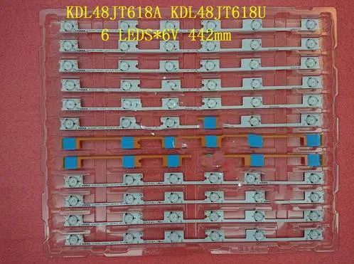 20 шт./лот, светодиодный фонарь с подсветкой для KONKA KDL48JT618A KDL48JT618U 35018539 35018540 6 светодиодный S(6 в) 442 мм