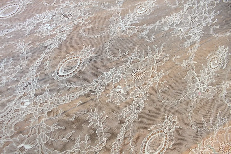 GLace 3 м/лот ткань для платья модная кружевная ресниц одежда юбка свадьба мягкая