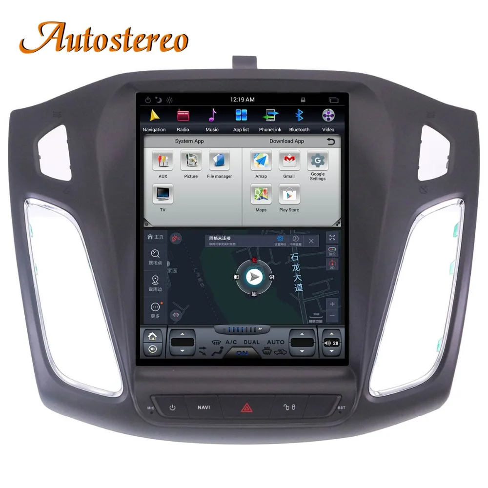 Android 9,0 DSP PX6 Tesla стиль автомобильный dvd-плеер gps навигация для Ford Focus 2012- Авто Стерео головное устройство мультимедийный плеер