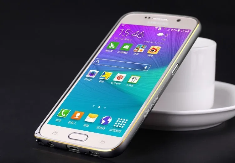 Металлический Бампер Nillkin для samsung Galaxy S6, алюминиевый металлический чехол для samsung Galaxy S6 G920F g9200, розничная посылка