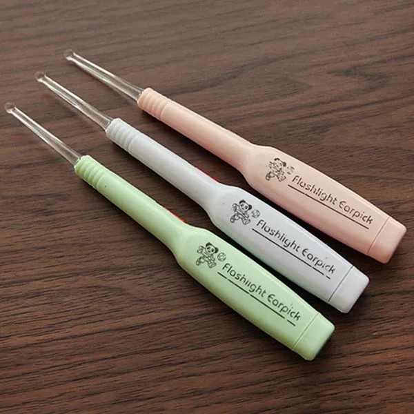 5 шт. светодиодный Earpick ушной серы Очиститель Безопасность инструмент для чистки