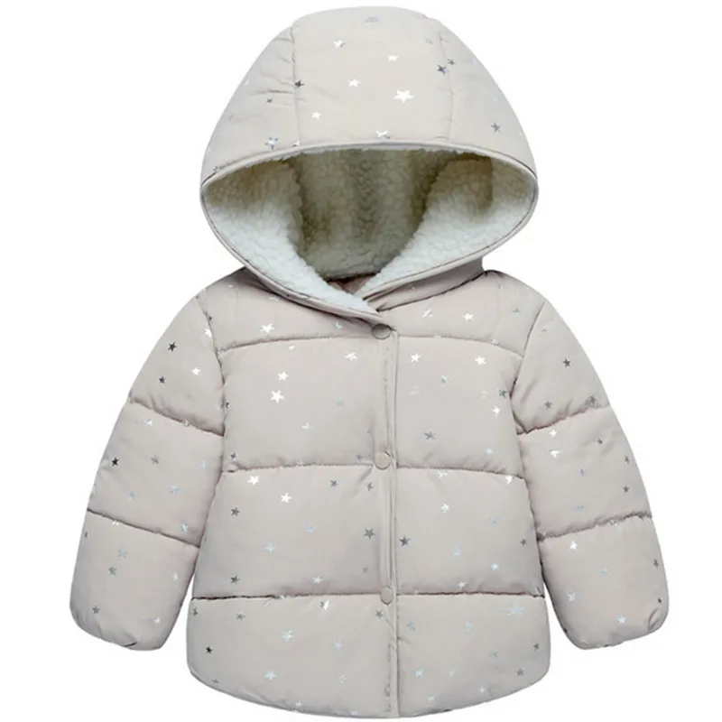 

Baby Girls Jacket winter Thick section long sleeve Hoodies Coat For Girls Baby Kids jacket Keep Warm Outerwear Children Clothes