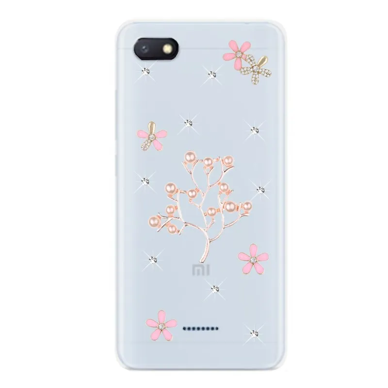 Redmi 6A S2 4A NOTE 7 8T 4X 5A 6 pro шикарный Роскошный чехол Poco F1 с бриллиантами для Coque Xiaomi MI 9T CC9