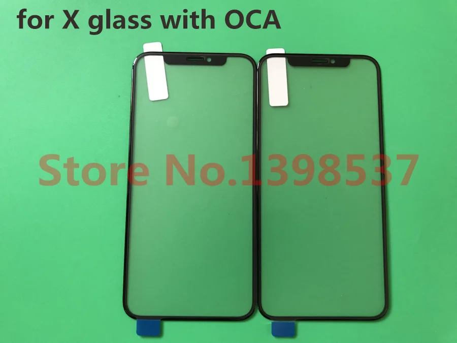 10 шт./лот оригинальное качество передний экран объектив внешнее стекло