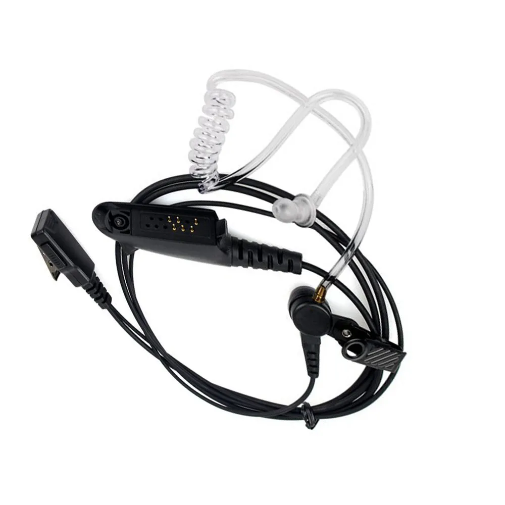 5pcs Earpiece for Motorola Walkie Talkie Air Tube Headset Anti-radiation Earphone Mic GP328 GP338 GD380 GP340 HT750 HT1250