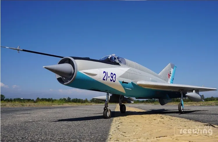 Freewing rc самолет MIG21 Mig-21 80 мм edf jet PNP Стандартный и обновленная версия