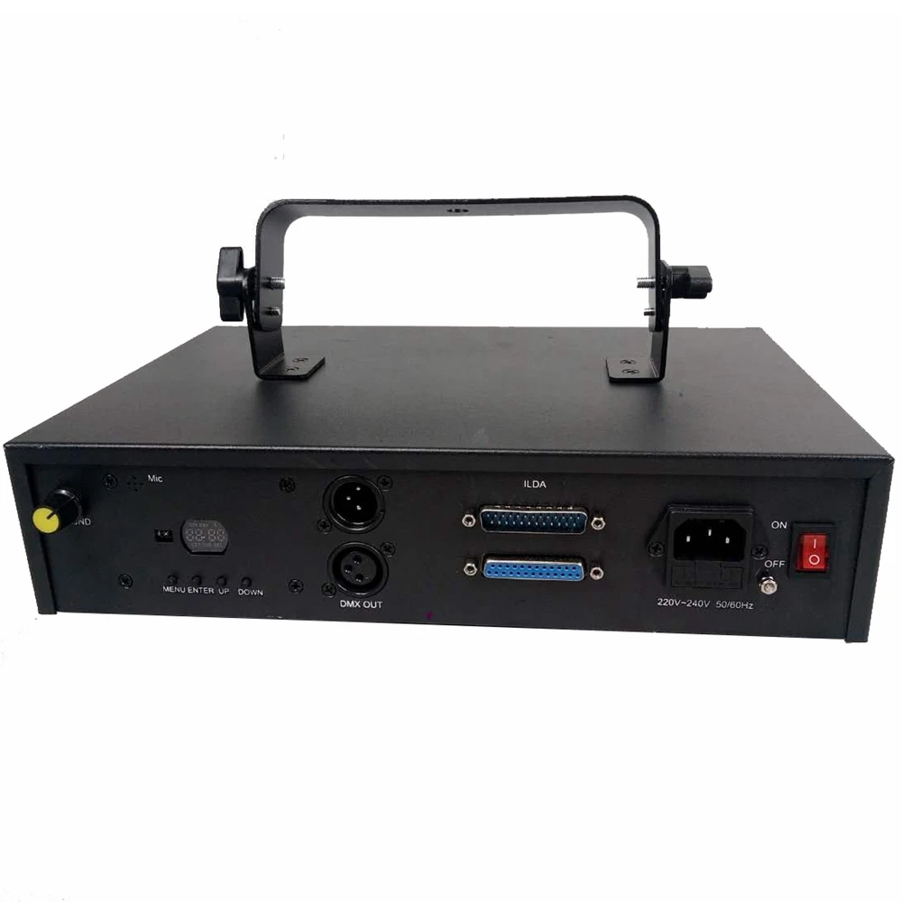 Дискотечный сценический светильник, звуковой DMX 2 Вт светодиодный DJ светильник, автоматический активный лазерный проектор с контроллером для семейных, вечерние, ночной Светильник для бара