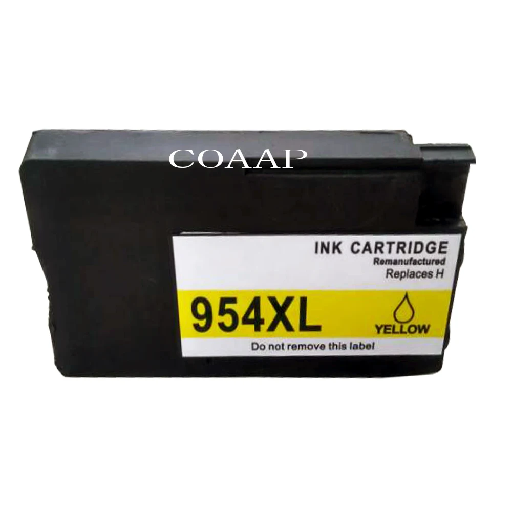 1 х желтый совместимый картридж hp 954 для принтера HP OfficeJet Pro 7740 8210 8710 8715 8716 8720 8725 8730