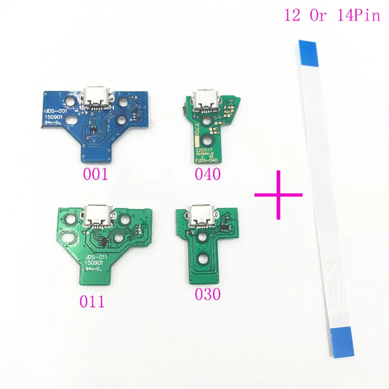 25 Комплектов JDS 050 001 011 030 040 порт USB разъем зарядное устройство плата гибкий ленточный кабель для PS4 Pro JDS055