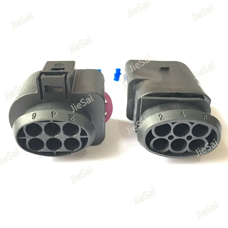 6 Pin 1J0973733 1J0 973 733 3,5 Авто LSU 4,2 датчик кислорода разъем для VW AUDI PASSAT Женский Мужской