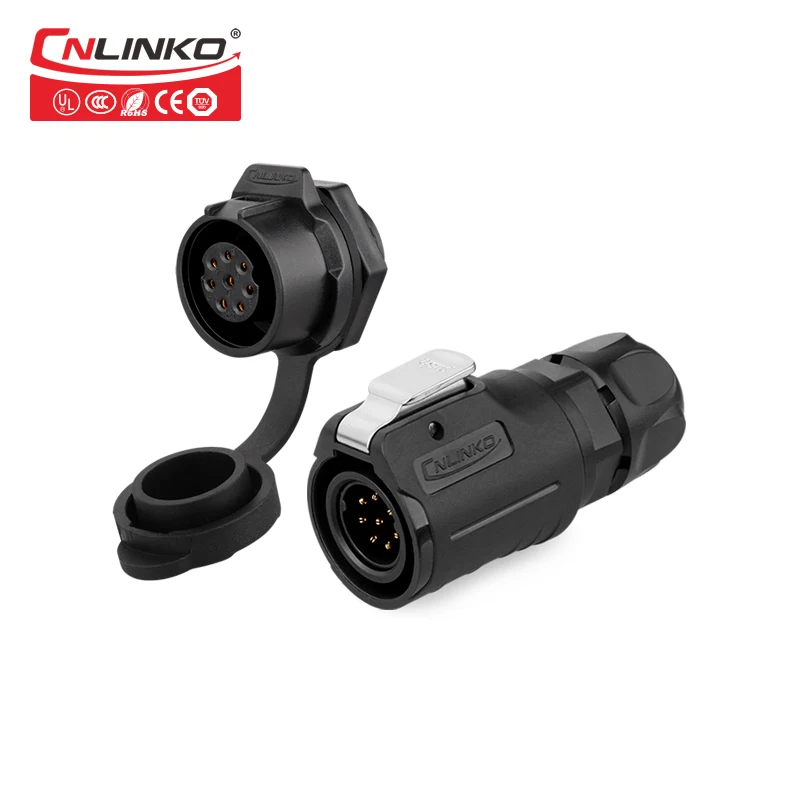 Cnlinko Ip67 M16 припой провод 8 Pin быстрой блокировки низкое напряжение Панельное