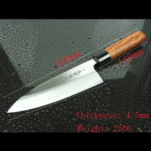 Chef knife Высококачественный профессиональный рыбный нож в японском стиле, ланцет сашими, суши, лосось, нож для говядины, нож для приготовления пищи - Цвет: Chef knife