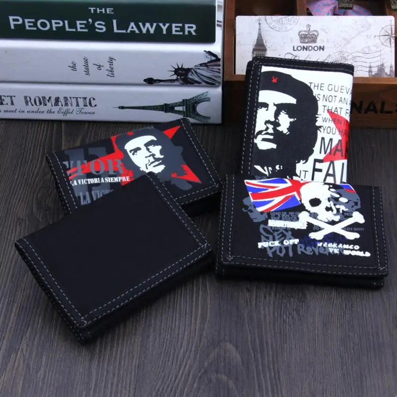 Новинка винтажный кошелек для мужчин джинсовый черный Женский/мужской лучший