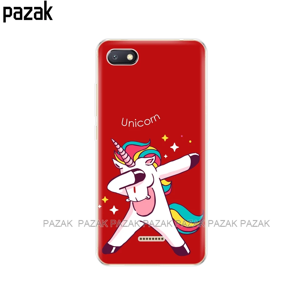 34497 Силиконовый чехол для Xiaomi Redmi 6a, чехол 360, полная защита, мягкая задняя крышка из ТПУ, чехол для телефона Xiomi Redmi6 A, бампер Hongmi 6a, чехол - Цвет: 34497