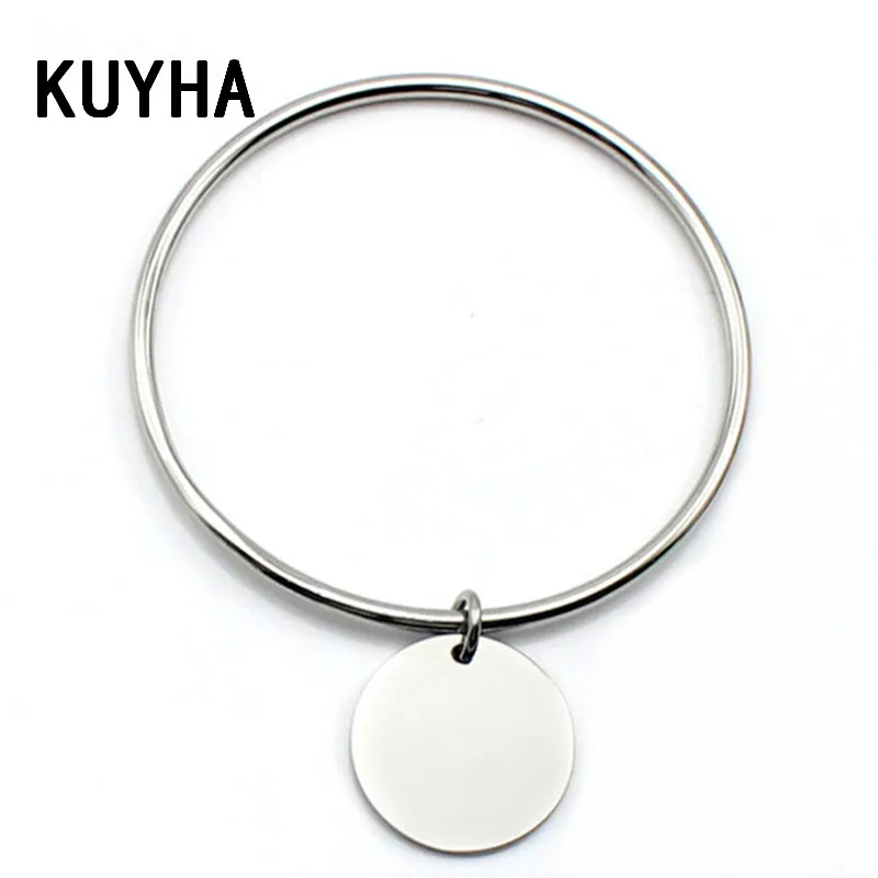 Gold Покрытие and Steel серебряный кулон Charm браслет с мотаться падение Настройка