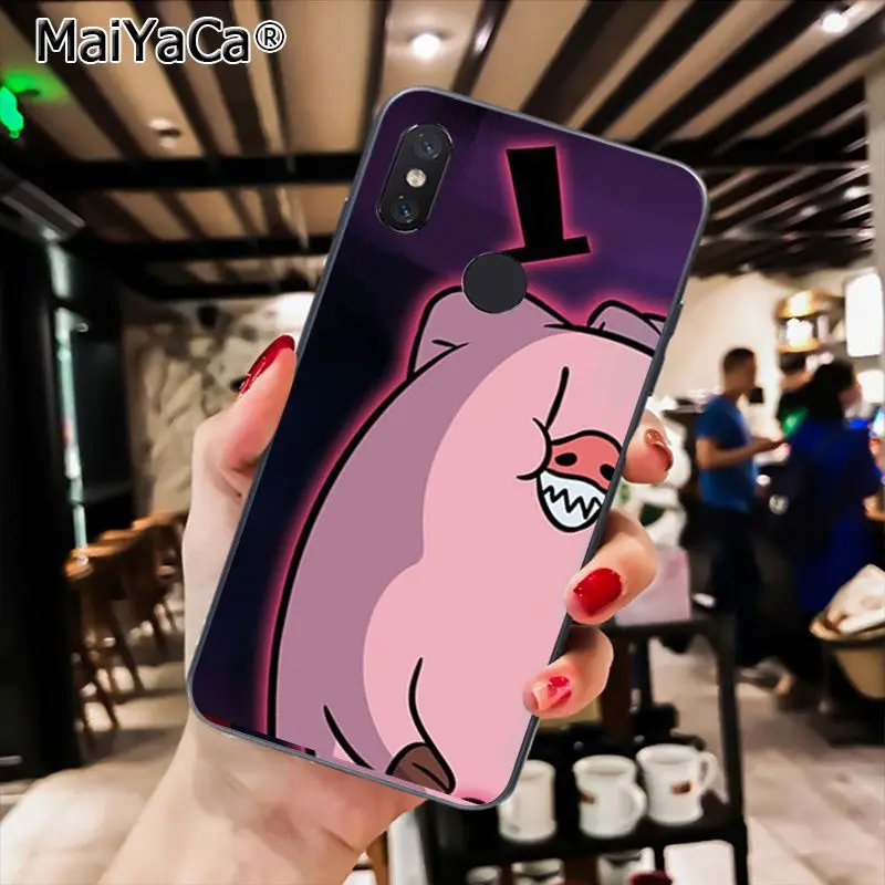 A16 MaiYaCa Гравити Фолз поросенок силиконовый чехол для телефона для Xiaomi Redmi8 4X 6A S2 7A 5A Redmi 5 5Plus Note5 7 Note8pro - Цвет: A16