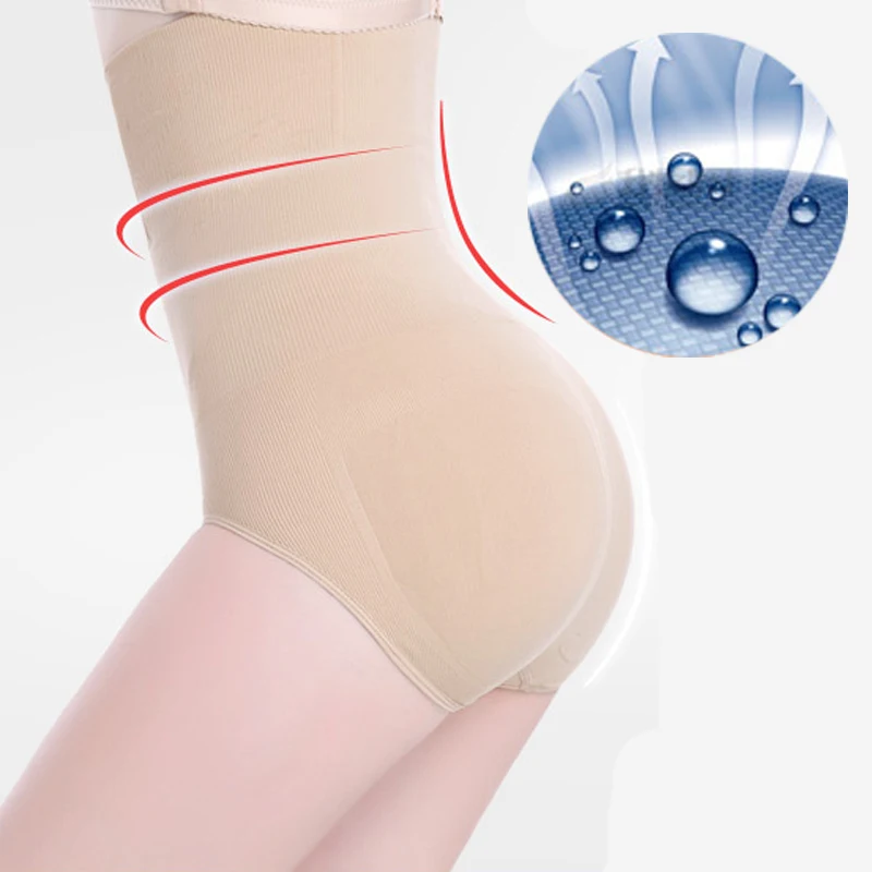 Women High Waist Shaping Panties Breathable Body Shaper Slimming Tummy Underwear Trainer Underpant Knickers | Женская одежда