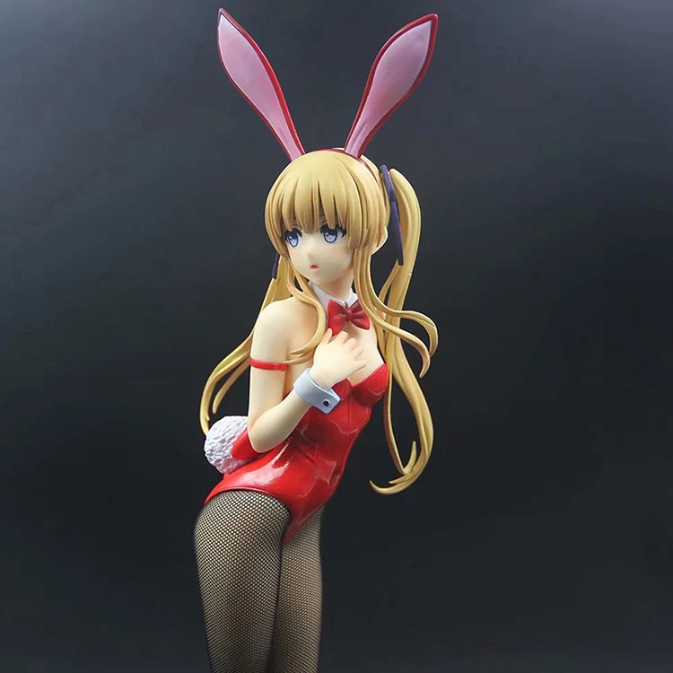40 см Saenai Heroine No Sodatekata Аниме Фигурка эрири Спенсер Sawamura кролик версия модели ПВХ заячьи ушки 1/4 масштаб Brinquedos