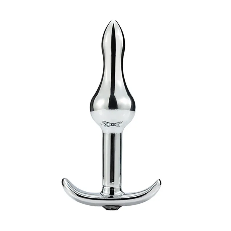 SM секс-игрушки из алюминиевого сплава Анальная пробка с драгоценными камнями