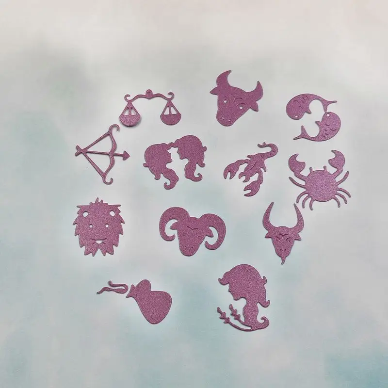 Углеродистая сталь Созвездие высечки штамповки тиснение Трафарет Шаблон DIY