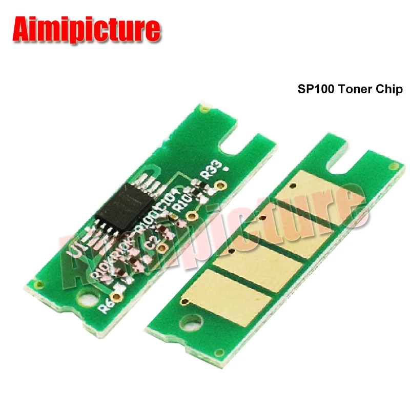 Чип для картриджа с тонером SP100 SP-100 SP100E Ricoh Aficio SP-100e/100SFe 407165 407166 1 2 K 3 шт./лот - купить