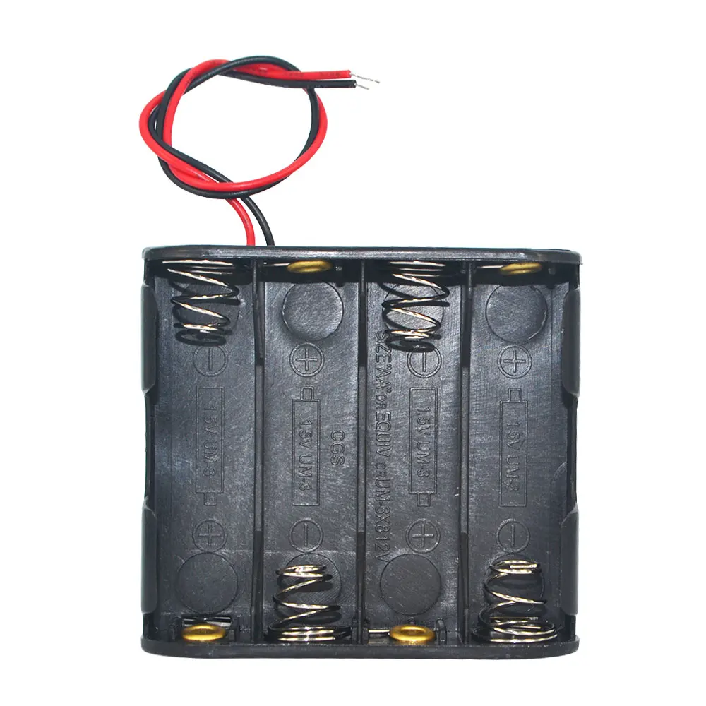 Новинка 1 шт. футляр для хранения батарей типа АА держатель с 4 отсеками контейнер