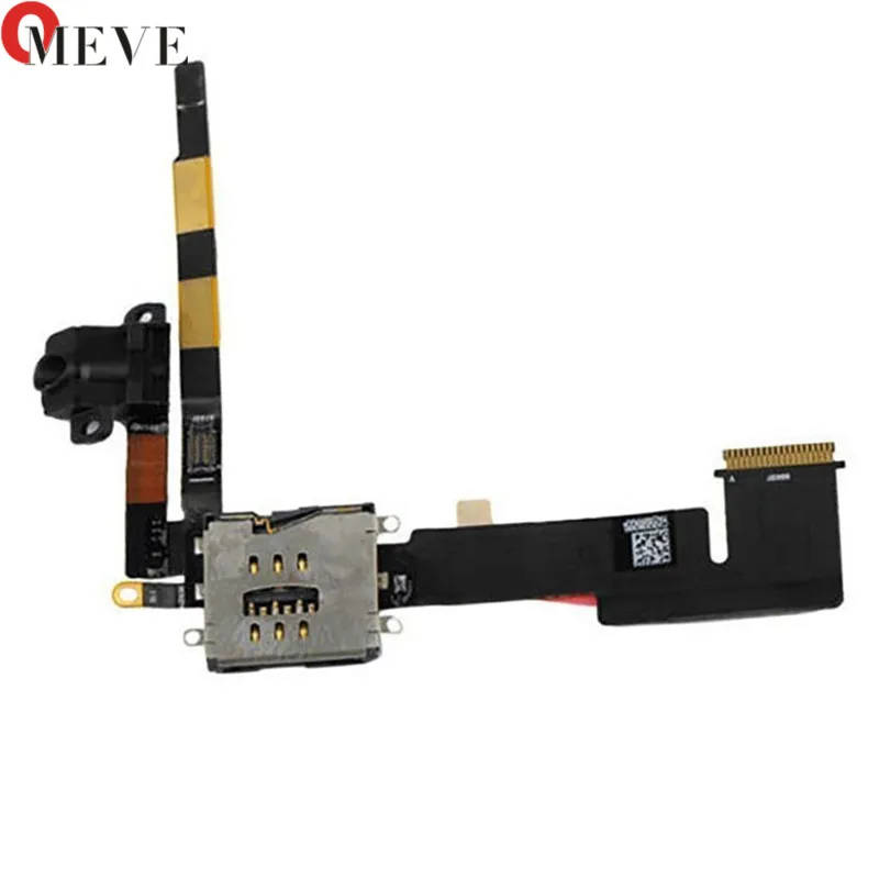 

10pcs/lot 100% Tested New Audio Headphone Earphone Jack Flex Cable Replacement for iPad 2 (3G version)