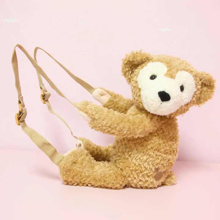 Милый мультфильм Медведи Duffy и shelliemay Плюшевый Рюкзак мягкий Ruffed животных игрушка кукла сумка для женщин обувь для девочек школьный детей подарки на - Цвет: Duffy