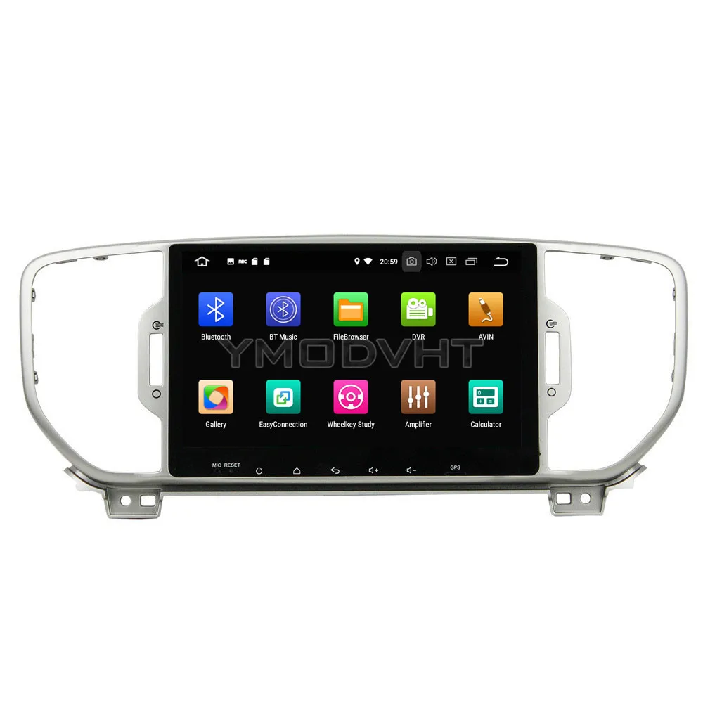 YMODVHT 9 дюймов 1024*600 Android 8 0 Восьмиядерный PX5 4 Гб ОЗУ 32 ПЗУ автомобильный DVD плеер