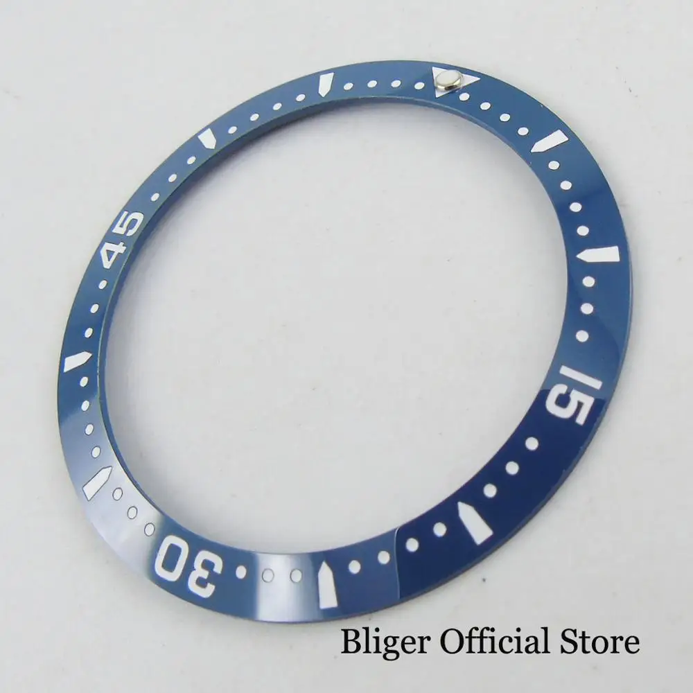 

2 Colors New Black/Blue 38mm Ceremic Watch Bezel Ring Insert Fit for 40mm Automatic Men's Watch
