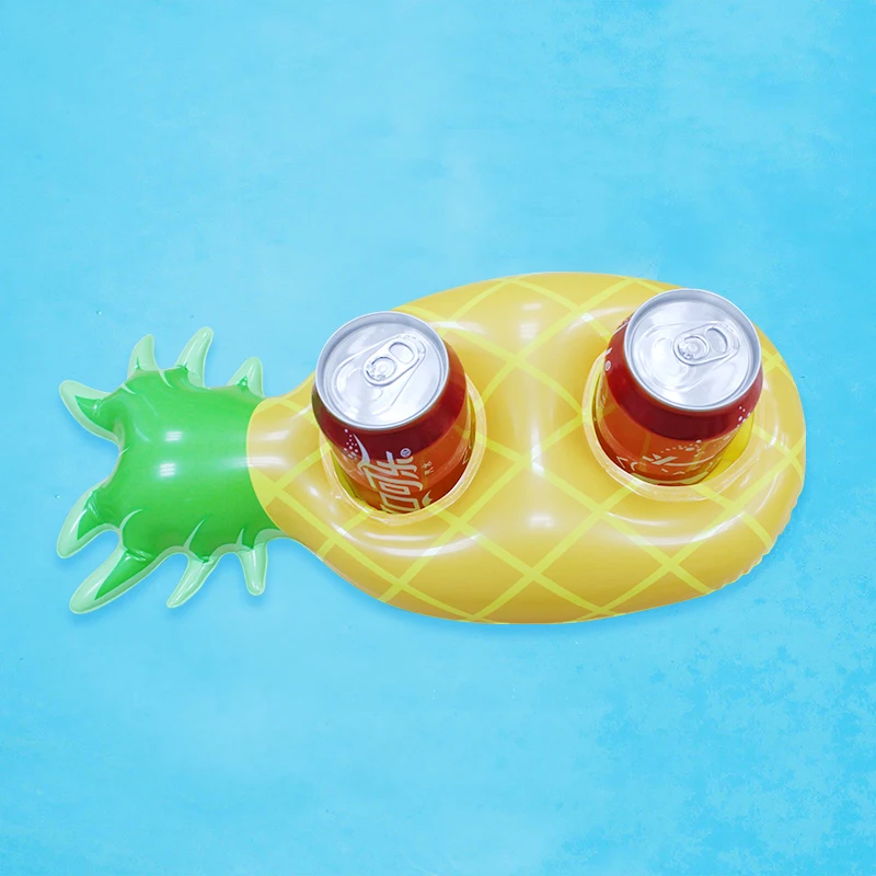 Креативные надувные держатели для стаканов с напитком большие 2 отверстия плоды