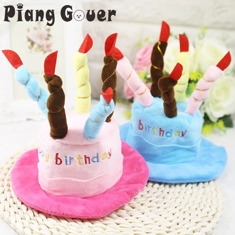 Головной убор в виде собаки со свечами для торта дизайнерский костюм на день