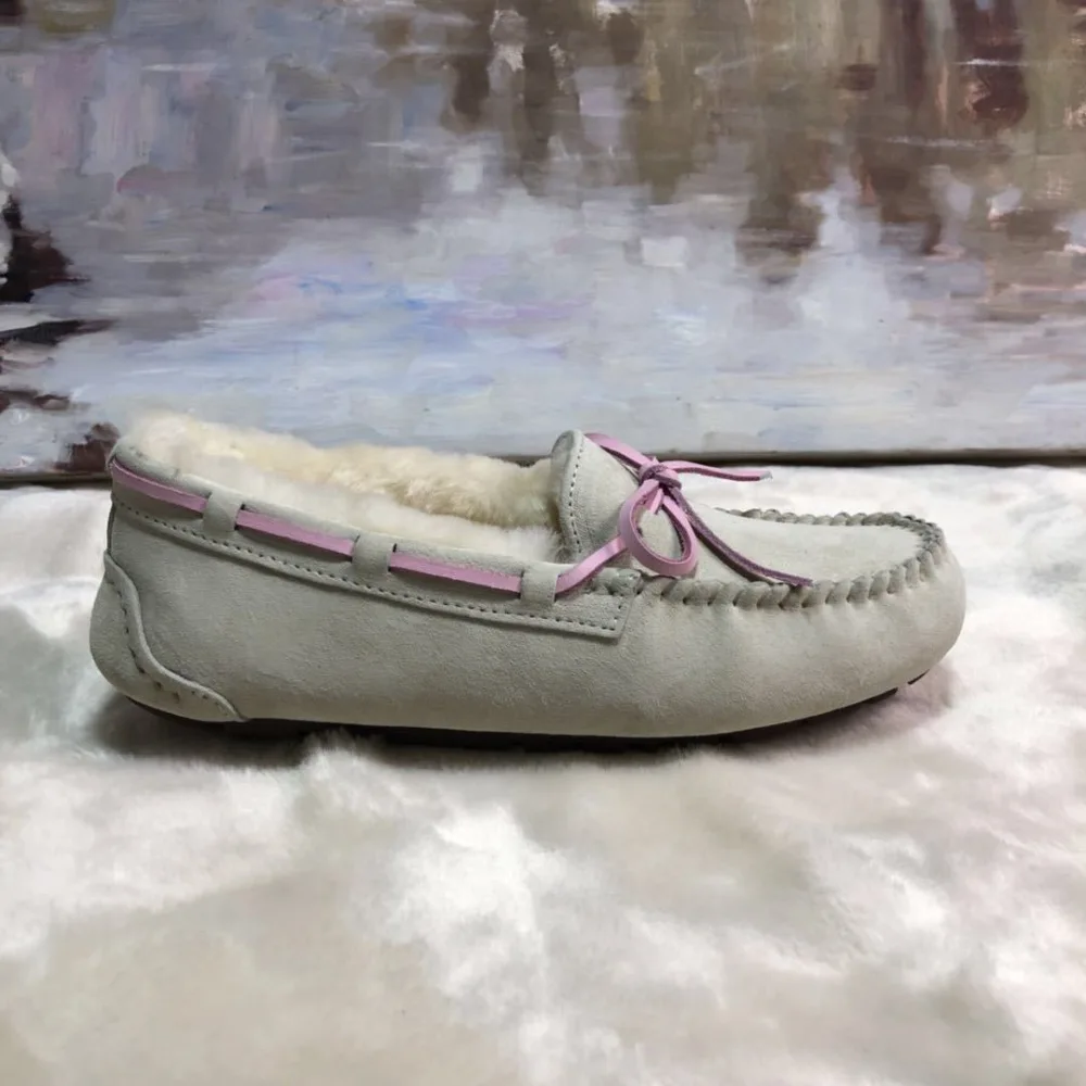 10 цветов супермягкая зимняя обувь на плоской подошве из натуральной кожи