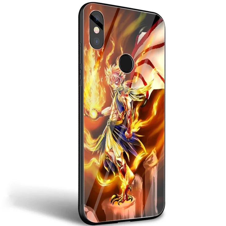 Gerleek стеклянный чехол с хвостом феи для Xiaomi Mi 8 Lite 9 A1 A2 Redmi Note 5 6 7 Pro 6A 4X pocophone