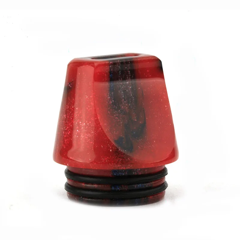 Новый Vape MTL Смола Driptip плоский капельный наконечник 810 с 2 силиконовыми кольцами