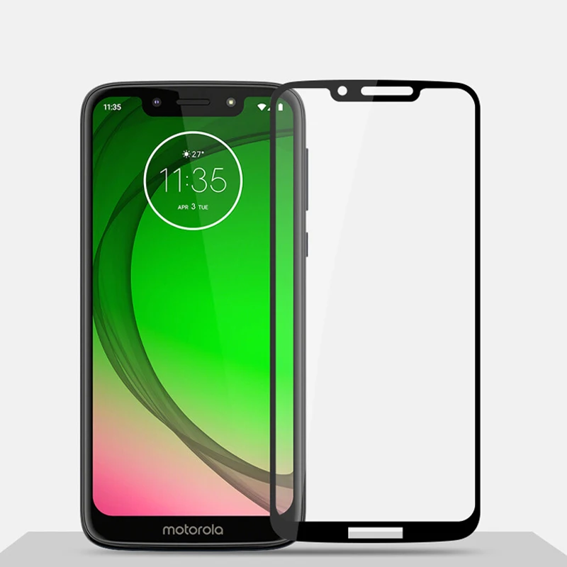 3D закаленное стекло для Motorola Moto G7 Play полное покрытие экрана Защитная пленка |