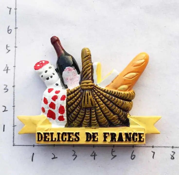 

Nice Resin Handmade Provence, France Tourist Souvenirs Fridge Magnets Lavender Refrigerator Magnetic Sticker Home Decor