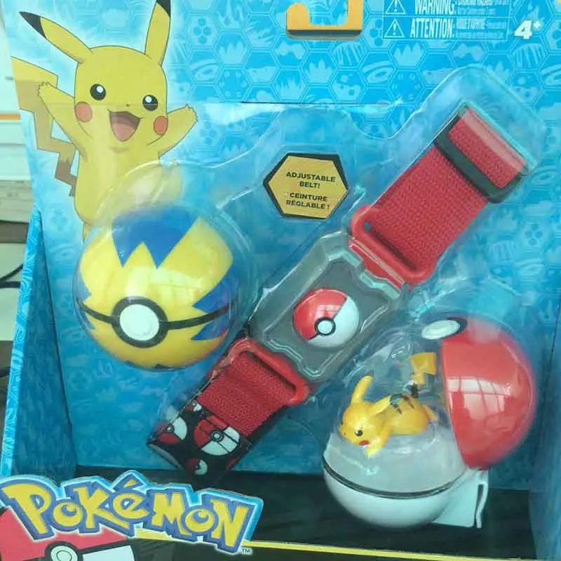 Аниме Пикачу Покемон Клип n Carry Poke Ball Пояс Костюм Косплей - Цвет: Pikachu 1
