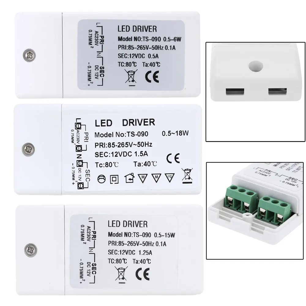 AC 85 265 V к DC 12 SMD светодиодный драйвер трансформатор Мощность для MR11/G4/MR16/GU5.3