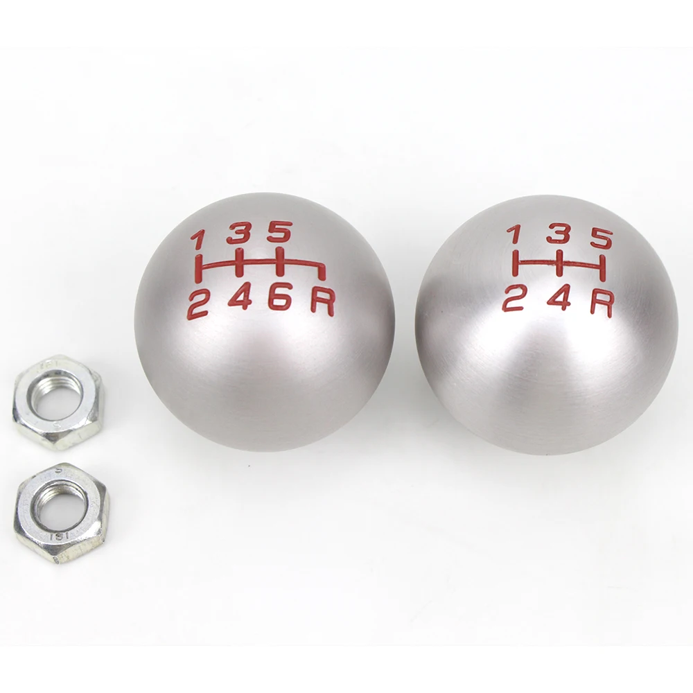 Алюминиевая шариковая ручка переключения передач JDM Silver MT 5 6 скоростей M10x1.5 для