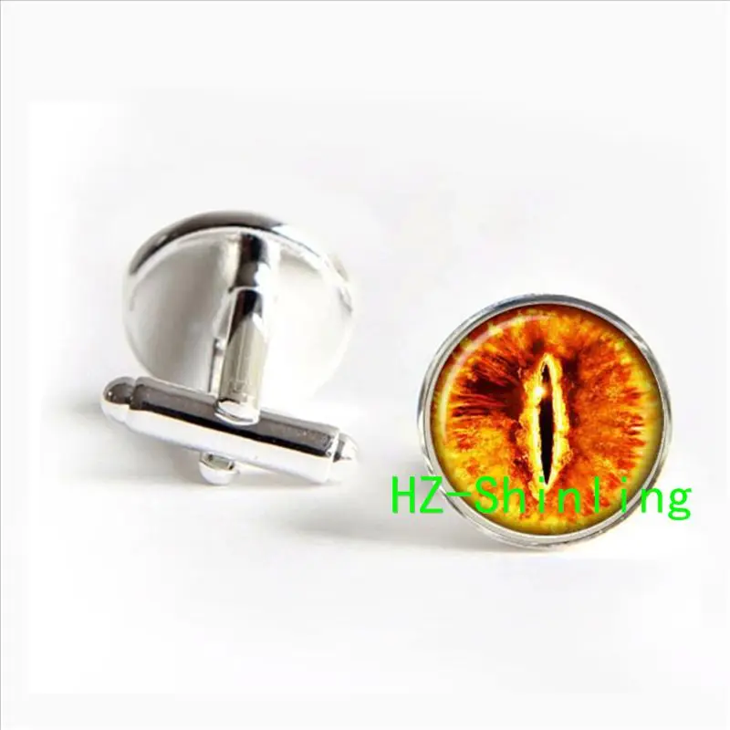 Саурон глаз ювелирные запонки модные круглые стеклянные кабошон это отличный