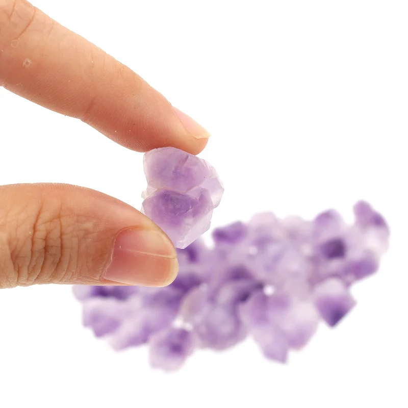 100 г натуральный аметист эритроточечный кристалл лечебный образец натуральные