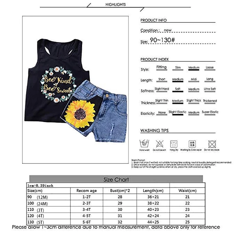 Летний комплект одежды для маленьких девочек жилет без рукавов + короткие