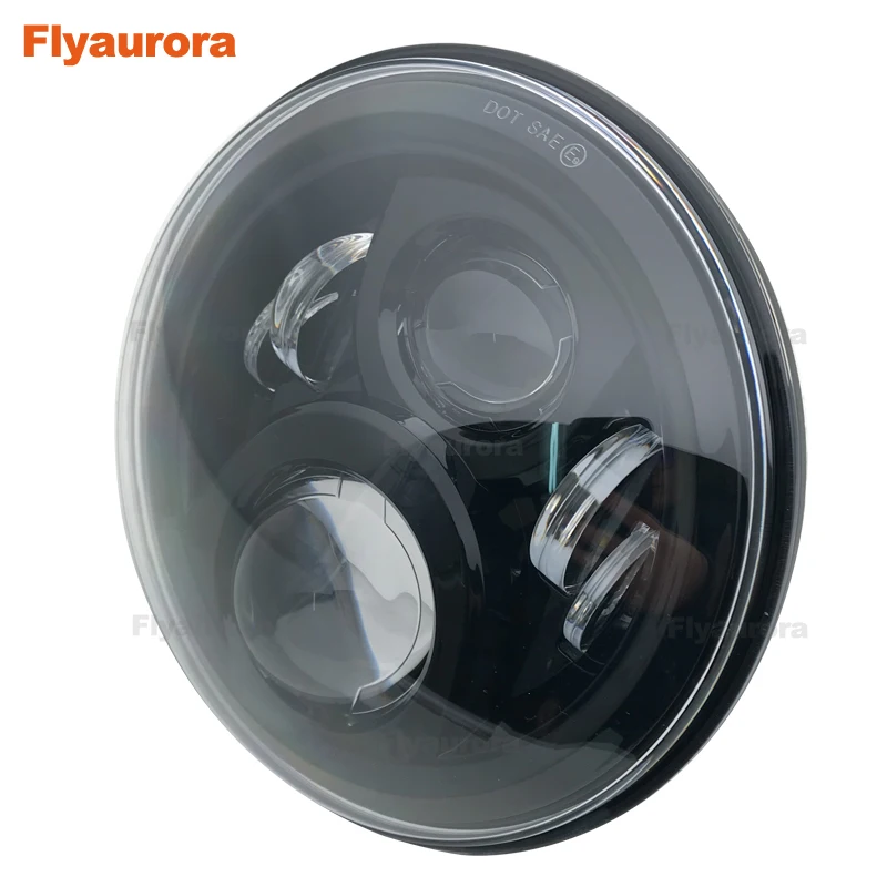 2 шт авто аксессуары 7 Inch 60 w светодиодные фары + пара 4 дюйма LED прохождения туман