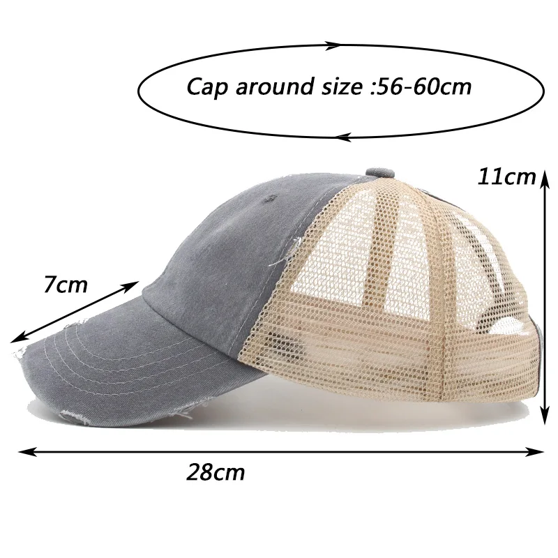 Новинка 2019 Женская Бейсболка для конского хвоста снепбек запутанного пучка